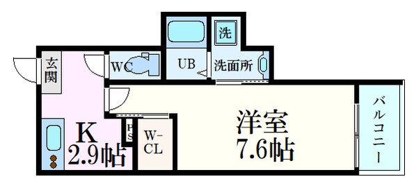 REGALEST-S 宇品御幸の物件間取画像